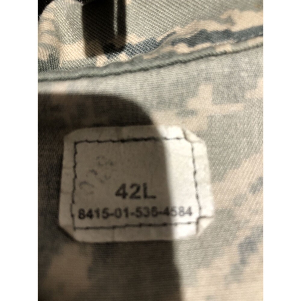 VTG Utility Coat Mens Size 42 L Air force Propper Camouflage Jacket Button US - Picture 5 of 7